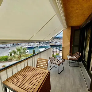 Appartement Les Marines, 2min Plage, Accès Direct Port, Cogolin